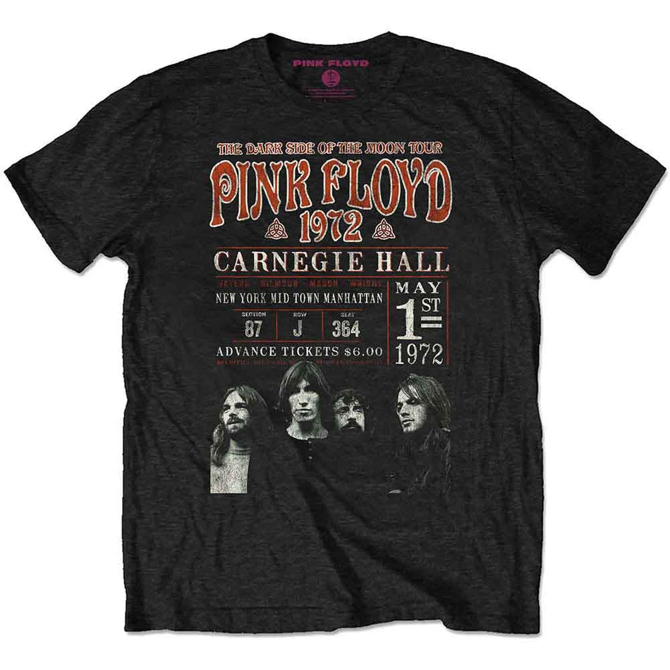 Pink Floyd Carnegie '72 Black