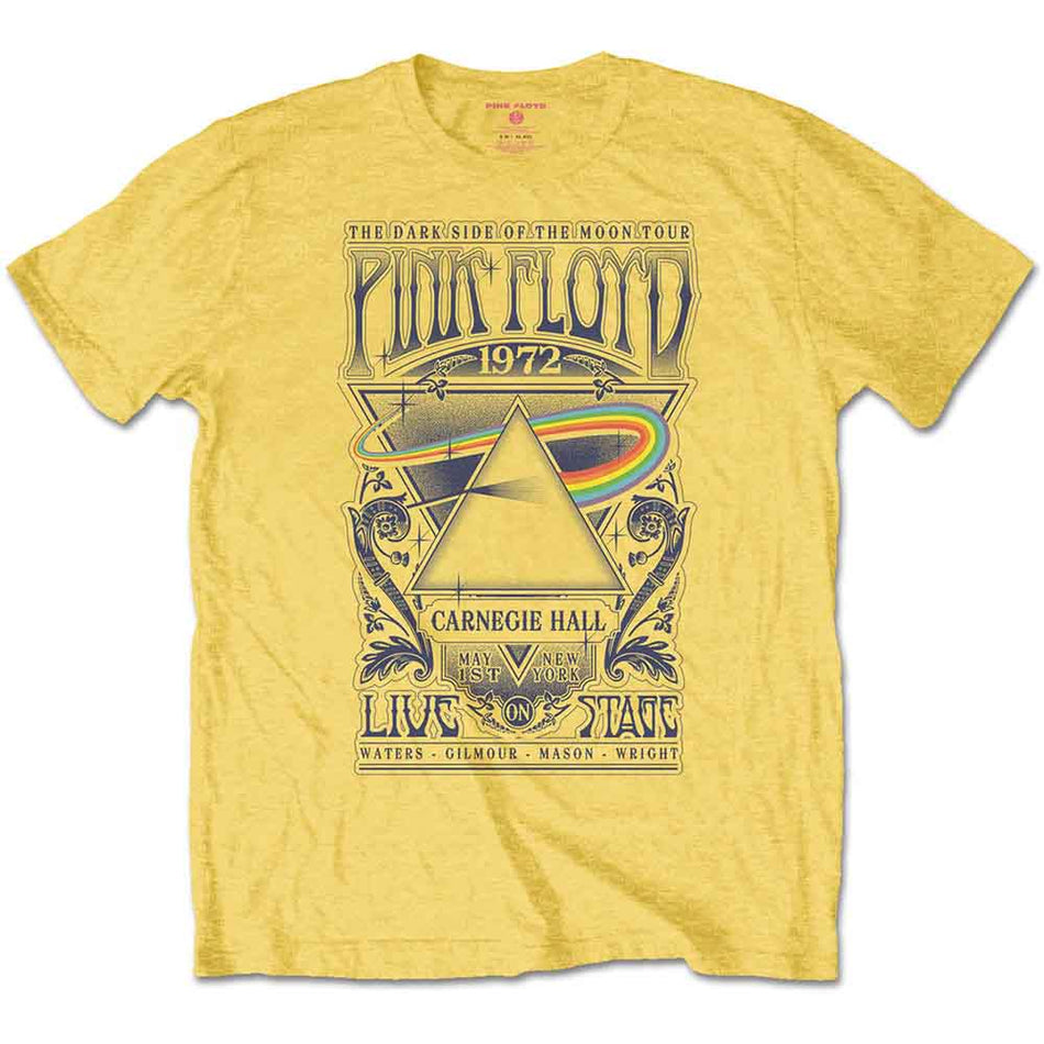 Pink Floyd Carnegie Hall Poster Yellow