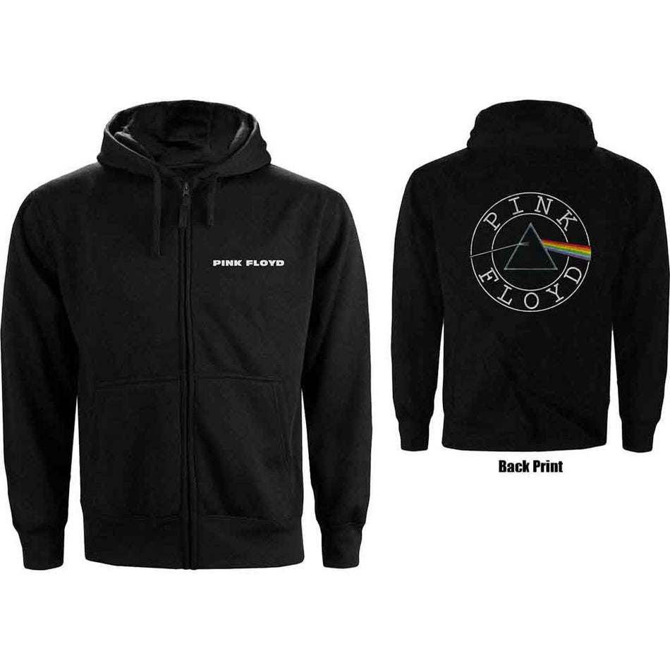 Pink Floyd Circle Logo Black