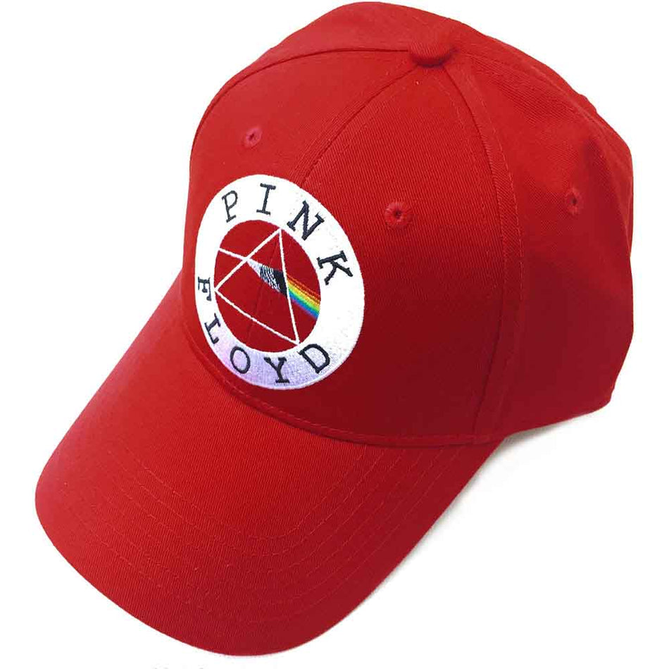 Pink Floyd Circle Logo Red