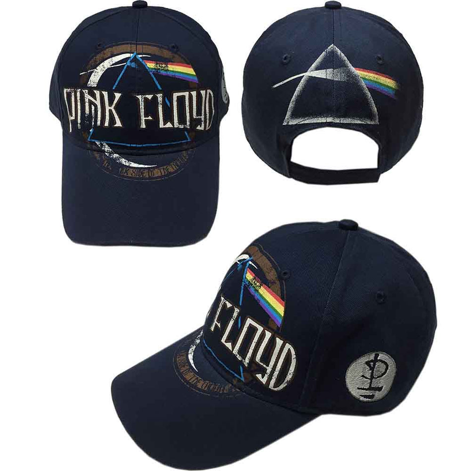 Pink Floyd Dark Side of the Moon Album Distressed Blue