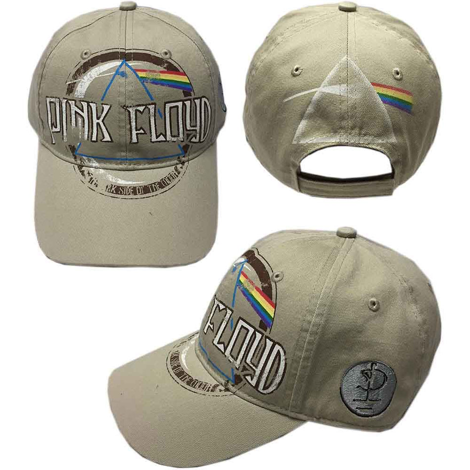 Pink Floyd Dark Side of the Moon Album Distressed Neutral