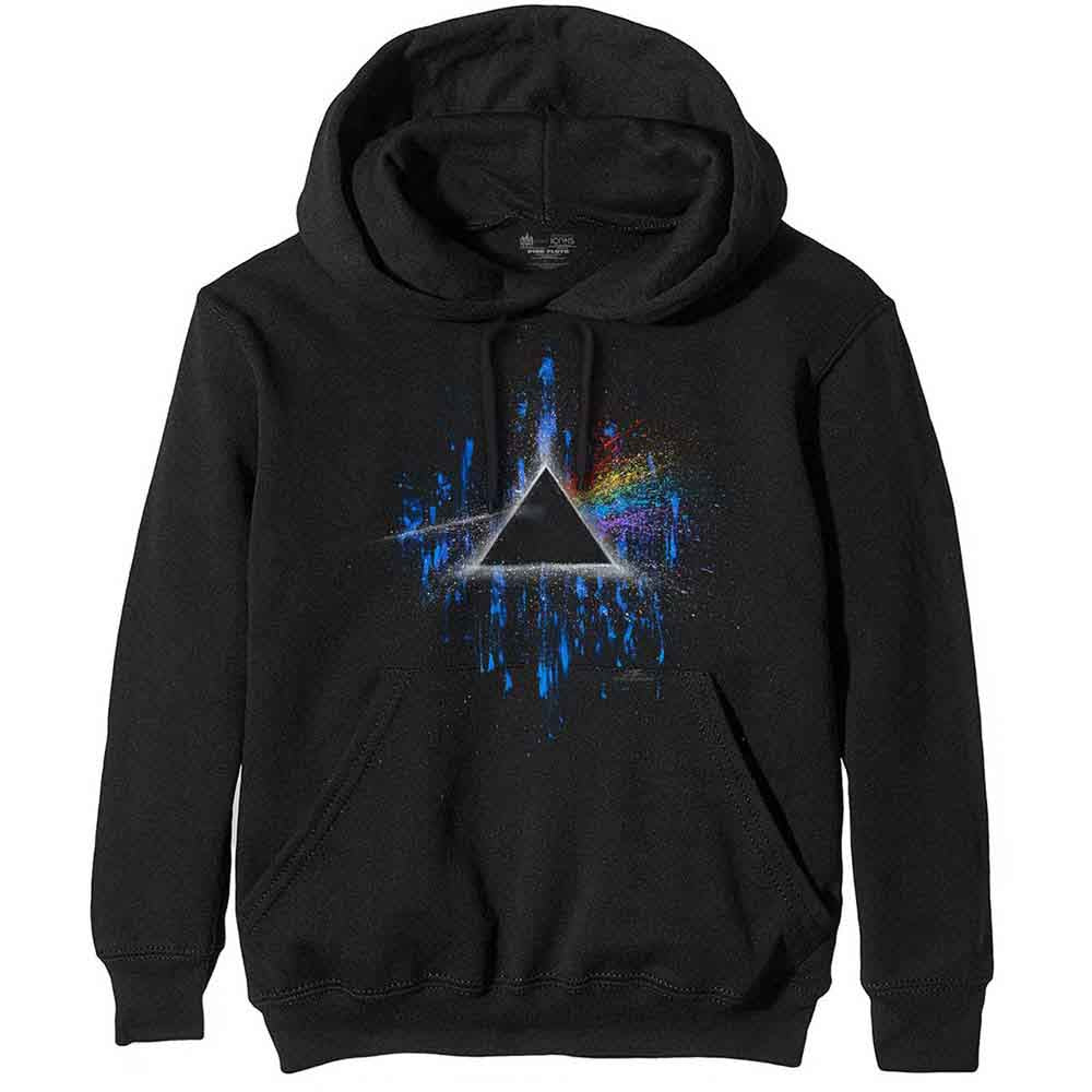 Pink Floyd Dark Side of the Moon Blue Splatter Black