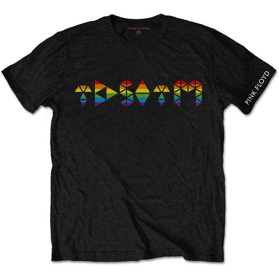 Pink Floyd Dark Side Prism Initials Black