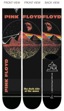 Pink Floyd Perri's - Pink Floyd - Dark Side of the Moon 50 Years Dye Sublimation - Crew Socks