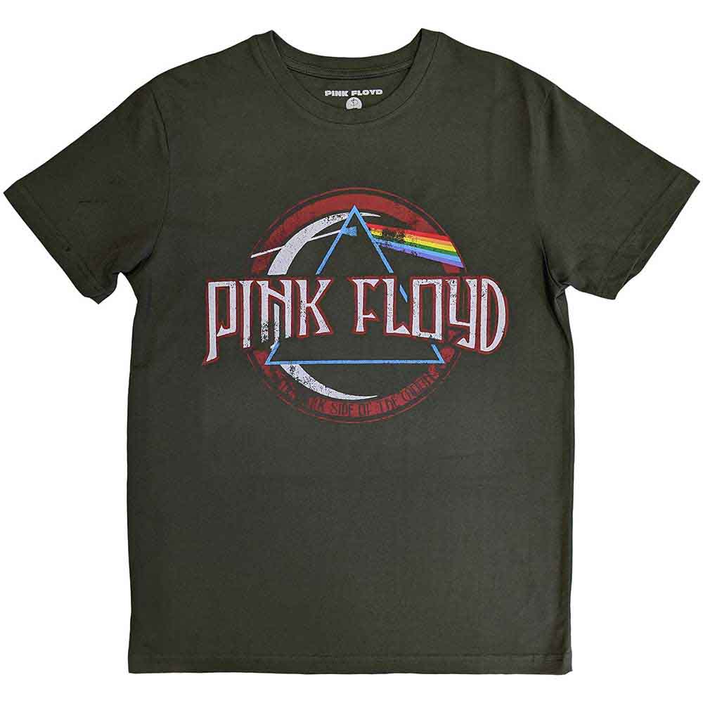 Pink Floyd Vintage Dark Side of the Moon Seal Green