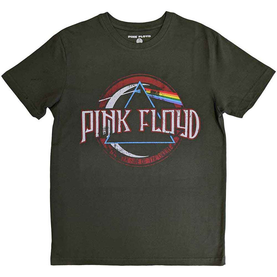 Pink Floyd Vintage Dark Side of the Moon Seal Green