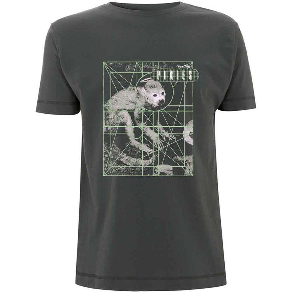 Pixies Monkey Grid Grey