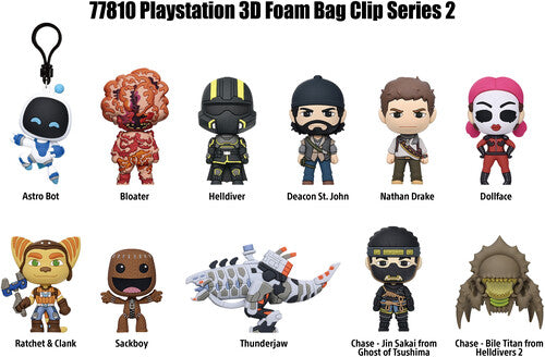 Playstation Series 2 3D Foam Bag Clip 24PC Blind B PlayStation Series 2 3D Foam Bag Clip 24pc Blind Bag PDQ - 24-Disc CD Album