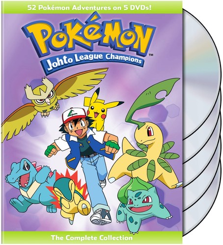 Pokemon: Johto League Champions - The Complete Collection - 5-Disc DVD Set