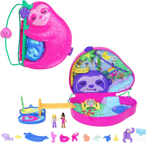 Polly Pocket Polly Pocket Sloth Family 2-in-1 Purse Compact, Dolls and Playset - CD Album