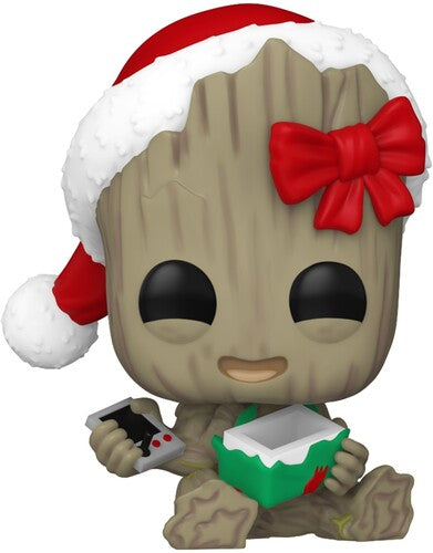 Pop Marvel Holiday Funko POP! Marvel: Holiday S4 - Groot - Collectible