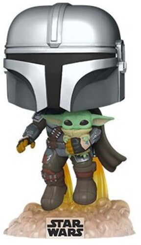 Pop Star Wars Funko POP! Star Wars: The Mandalorian - Mando Flying with Jet Pack - CD Album