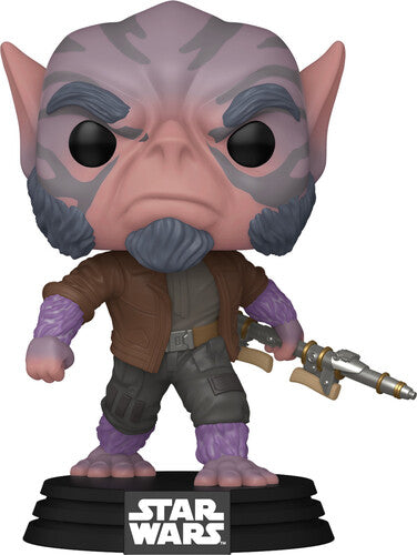 Pop Star Wars Mandalorian & Grogu Funko POP! Star Wars: Mandalorian & Grogu - Zeb Orrelios with Bo-Rifle - CD Album