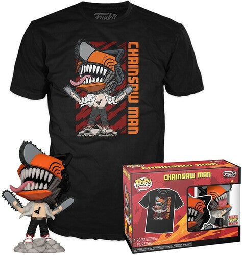 Pop & Tee Chainsaw Man Funko POP! & Tee: Chainsaw Man Leaping, XL - CD Album