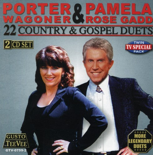 Porter Wagoner 22 Country and Gospel Duets - 2-Disc CD Album