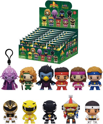 Power Rangers 3D Foam Bag Clip S2 24Ct Pdq Power Rangers - 3D Foam Bag Clip Series 2 24ct PDQ Display - 24-Disc Accessory