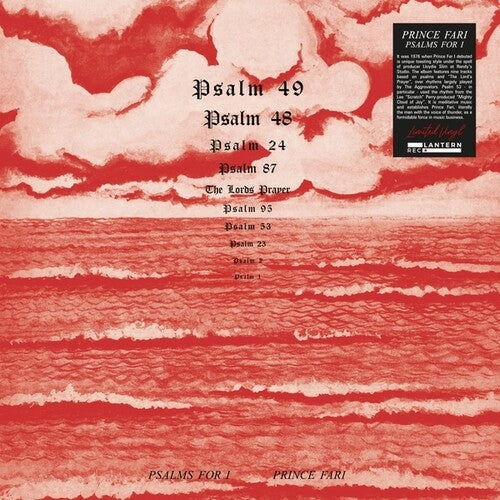 PRINCE FAR I Psalms For I - Record Album - Vinyl LP