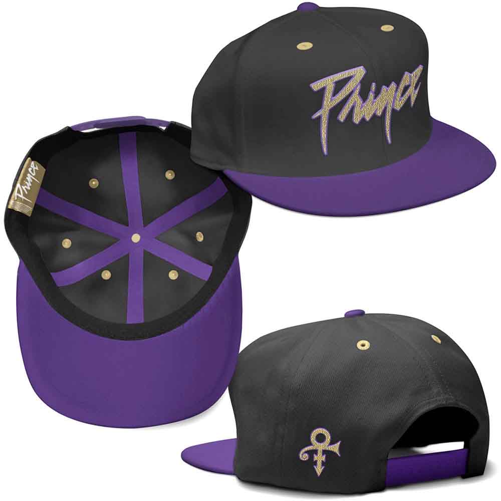 Prince Gold Logo & Symbol Black, Purple