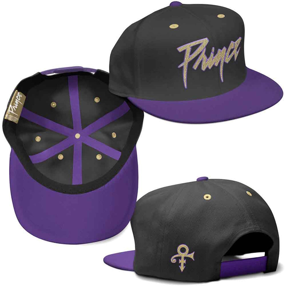 Prince Gold Logo & Symbol Black, Purple