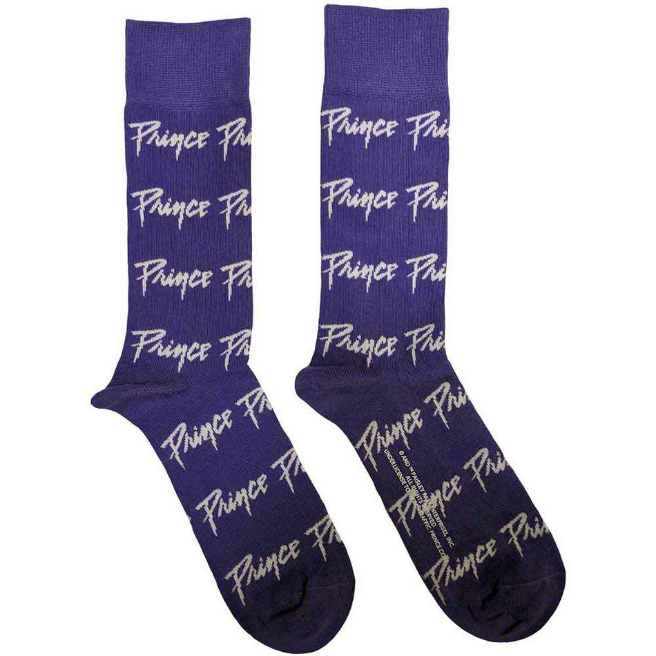Prince Logo Repeat Purple