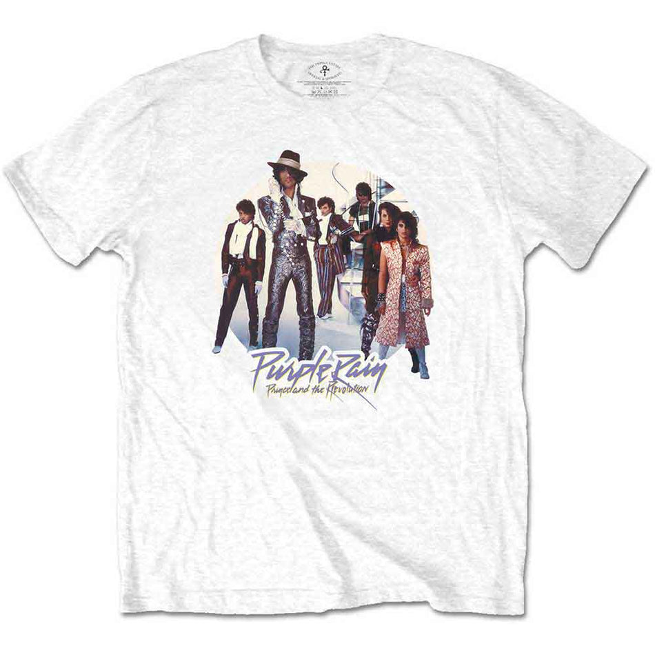 Prince Purple Rain Circle White