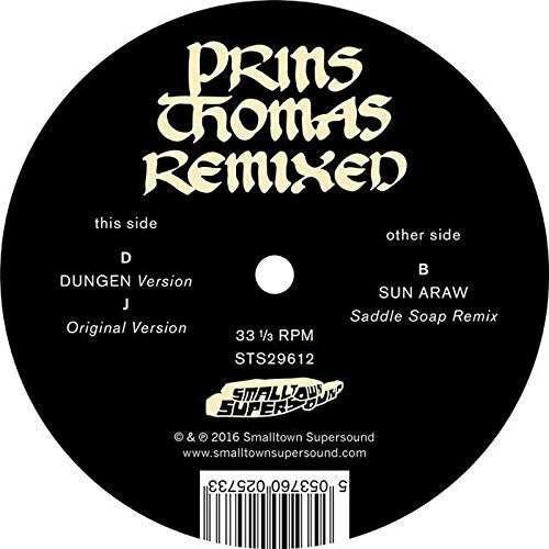 PRINS THOMAS Dungen/Sun Araw Remixes - Record Album - Vinyl LP