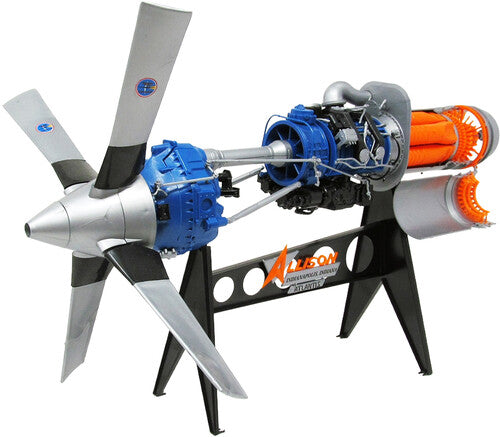 Prop-Jet Aircraft Engine Allison Model 501-D13 Prop-Jet Aircraft Engine (STEM) 1/10 Scale Model Kit - CD Album