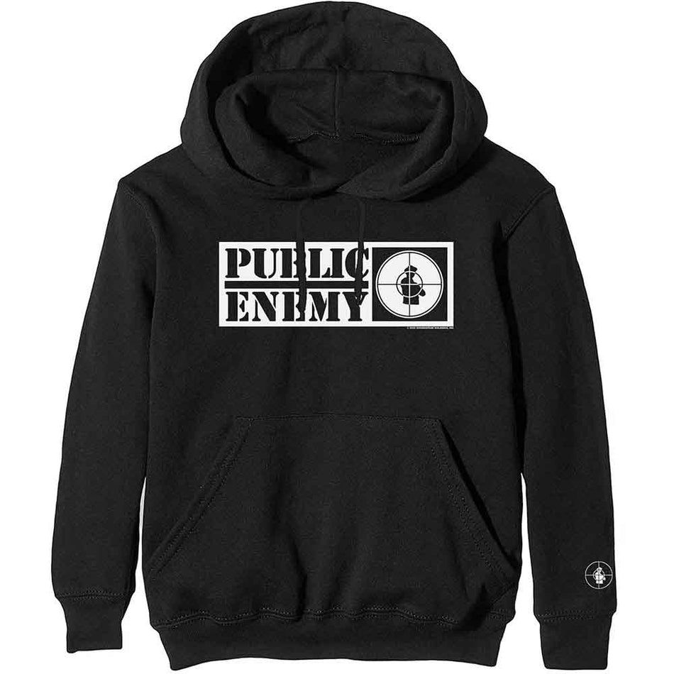 Public Enemy Crosshairs Logo Black