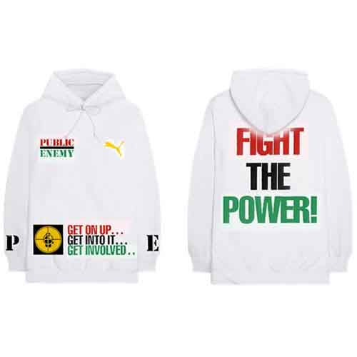 Public Enemy Fight The Power White