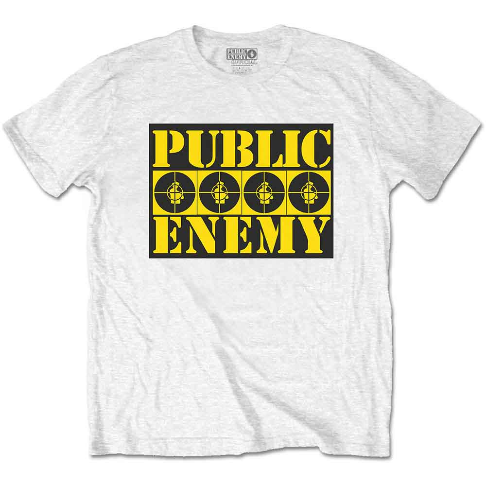 Public Enemy Four Logos White