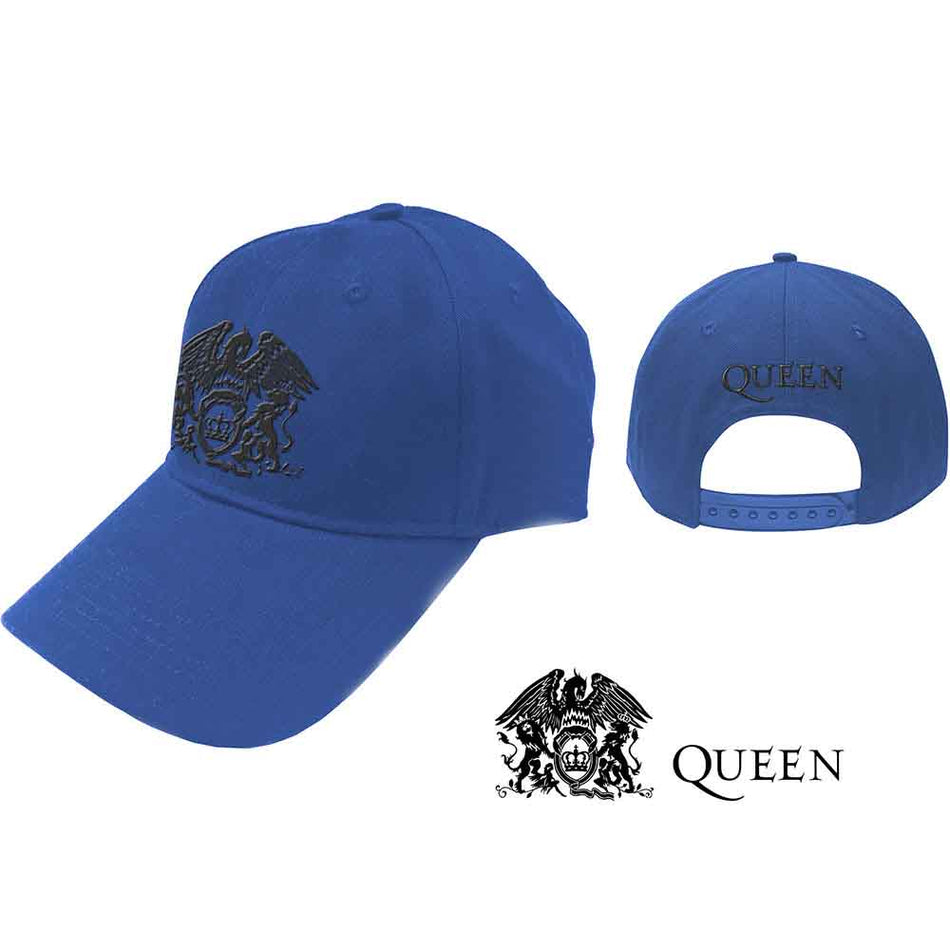 Queen Black Classic Crest Blue