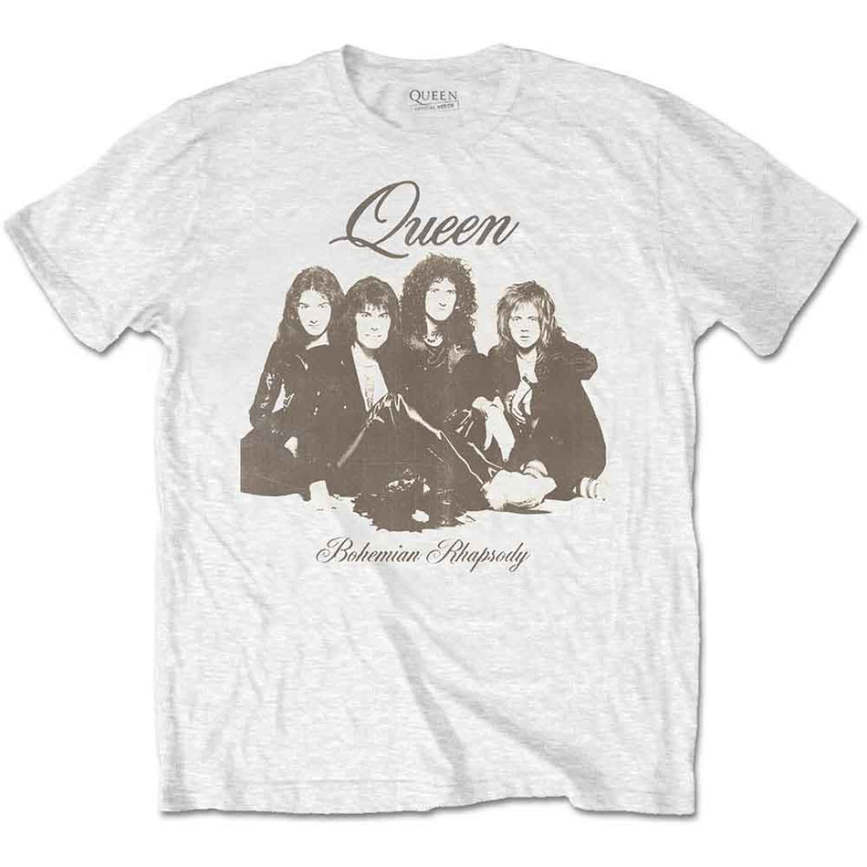 Queen Bo Rhap Portrait White