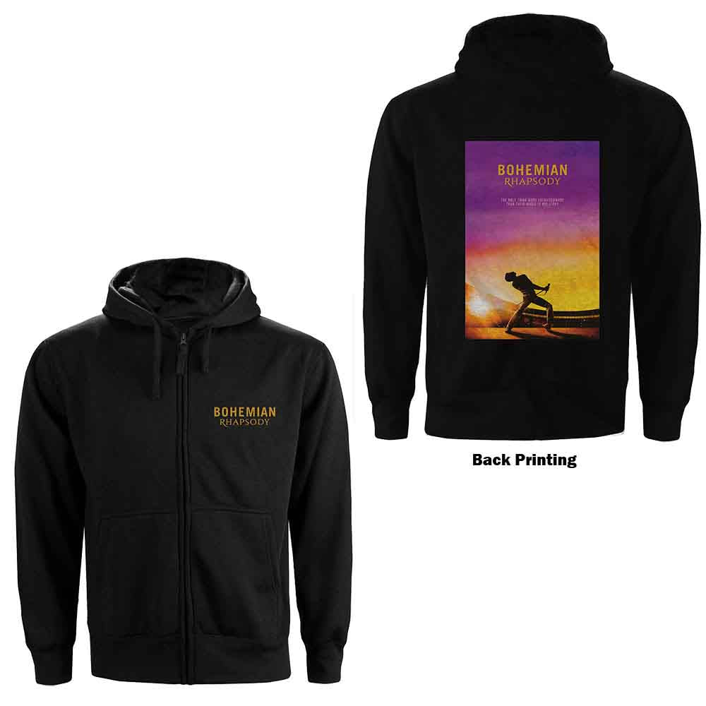 Queen Bohemian Rhapsody Movie Poster Black