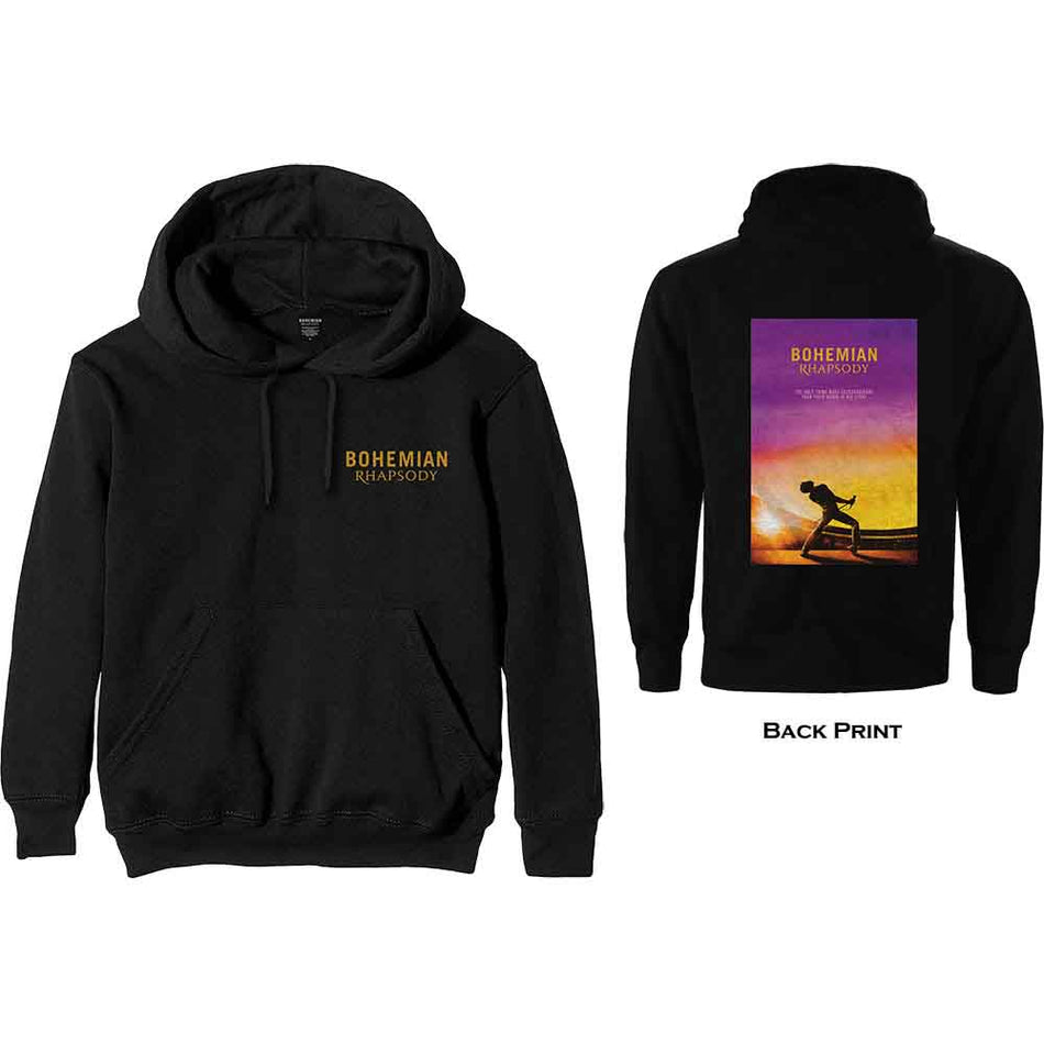 Queen Bohemian Rhapsody Movie Poster Black