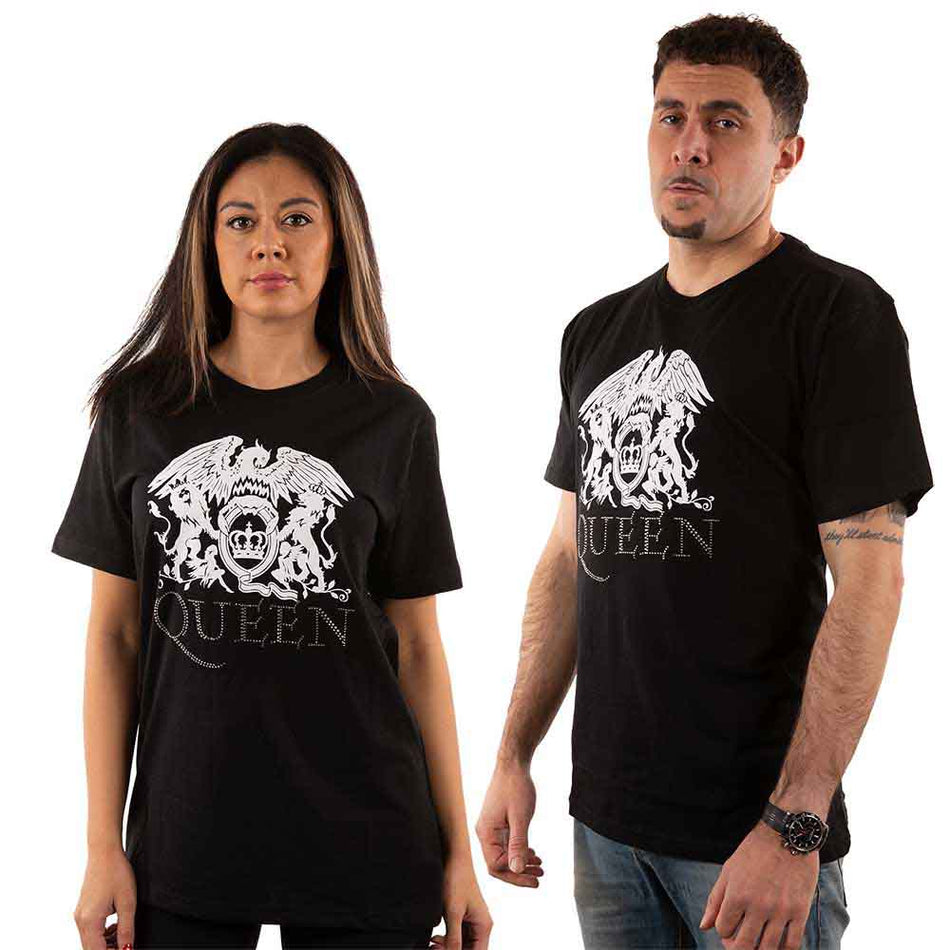 Queen Crest Logo Black