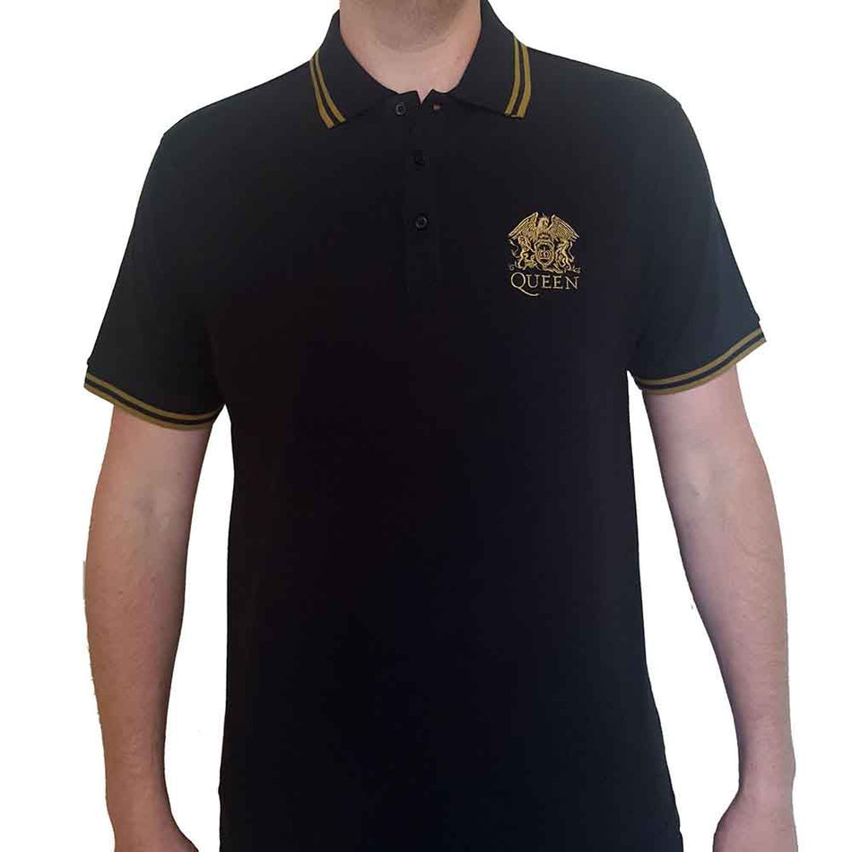 Queen Crest Logo Black