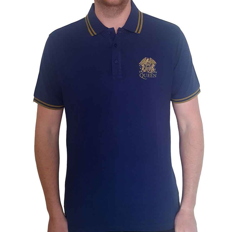 Queen Crest Logo Blue