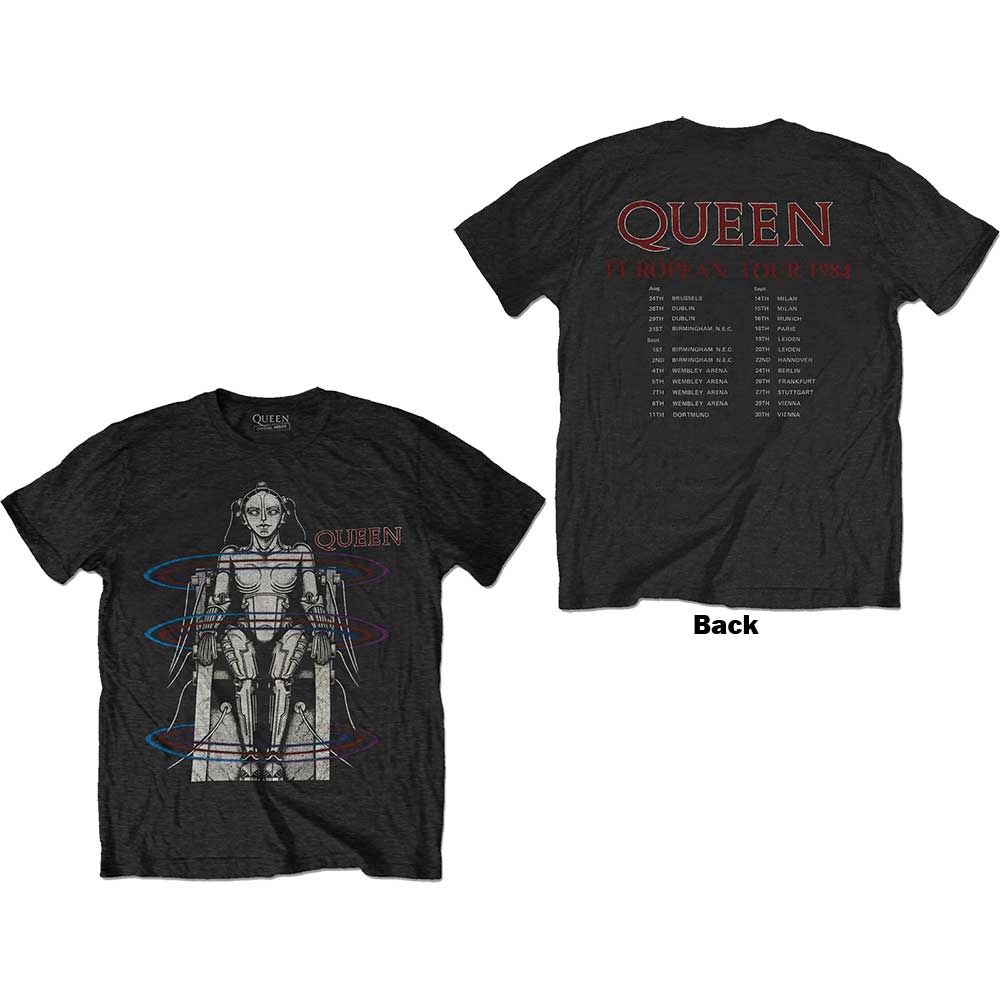 Queen European Tour 1984 Black