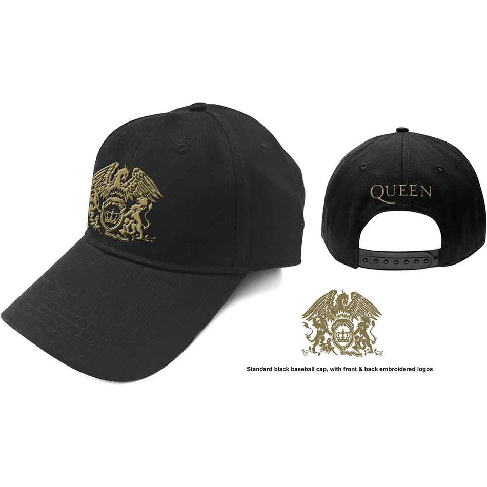 Queen Gold Classic Crest Black