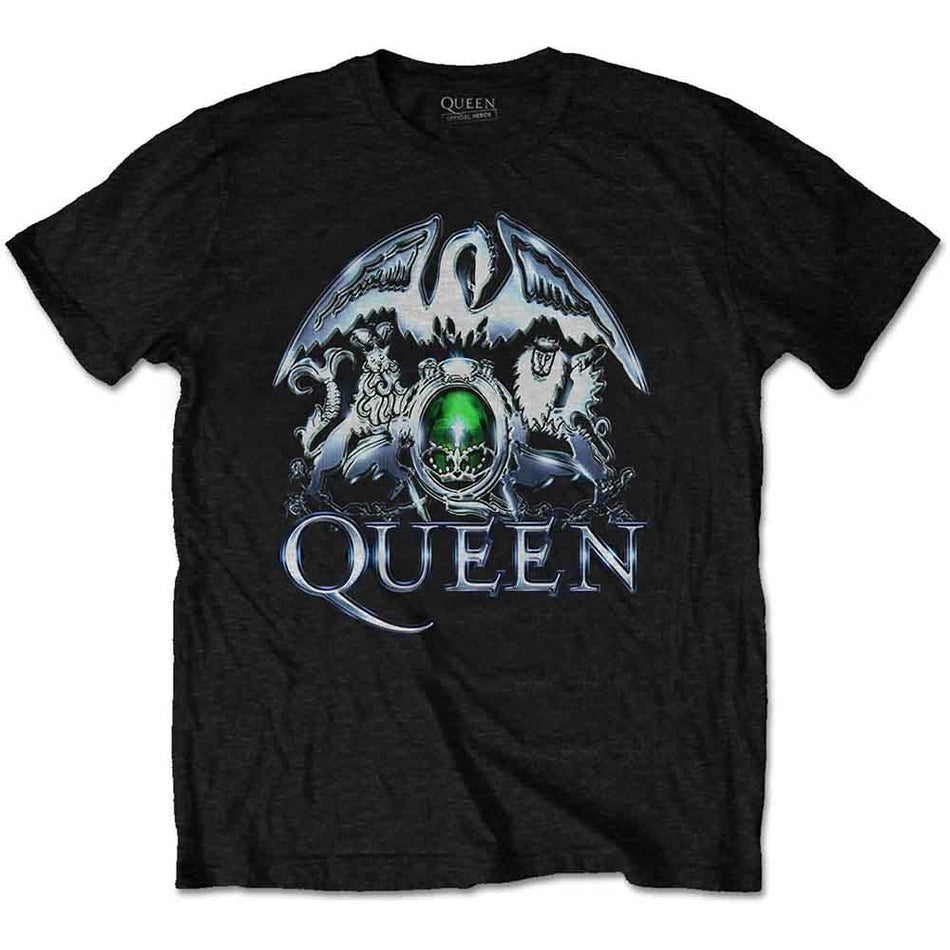 Queen Metal Crest Black