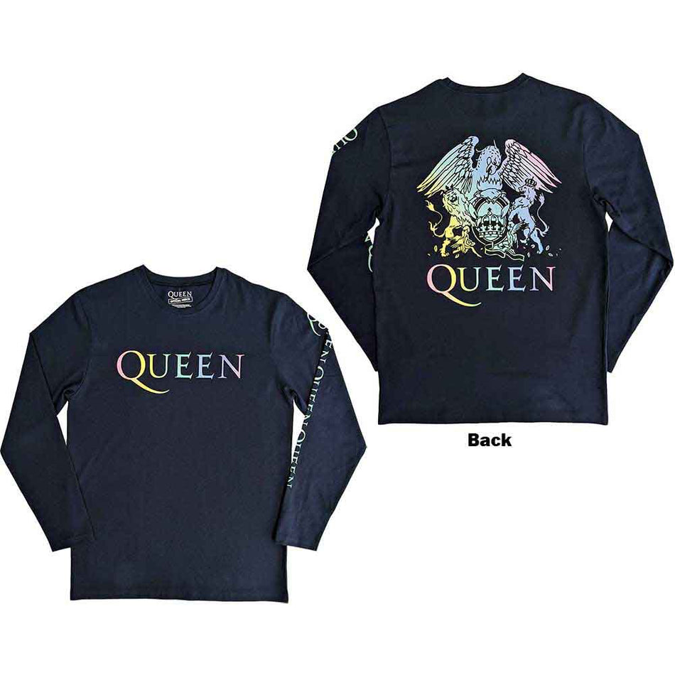 Queen Rainbow Crest Blue