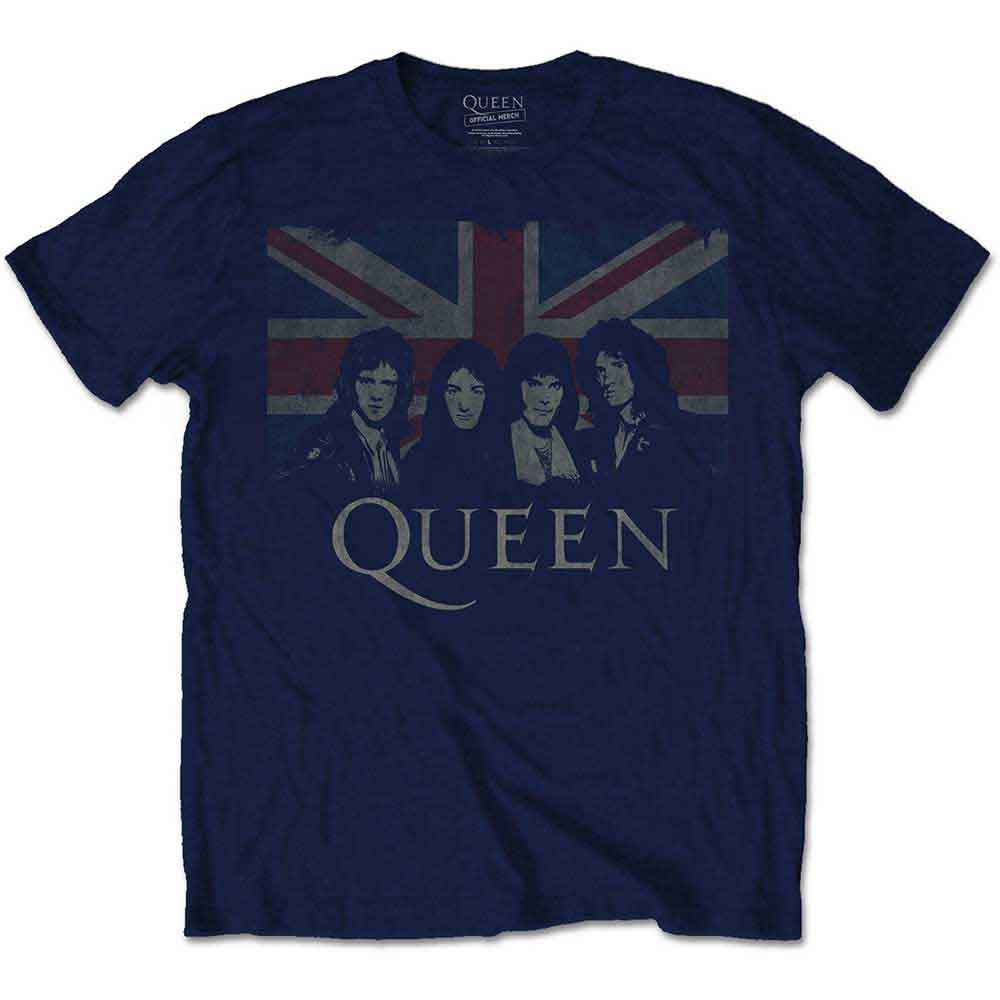 Queen Vintage Union Jack Blue