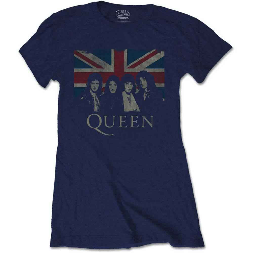 Queen Vintage Union Jack Blue