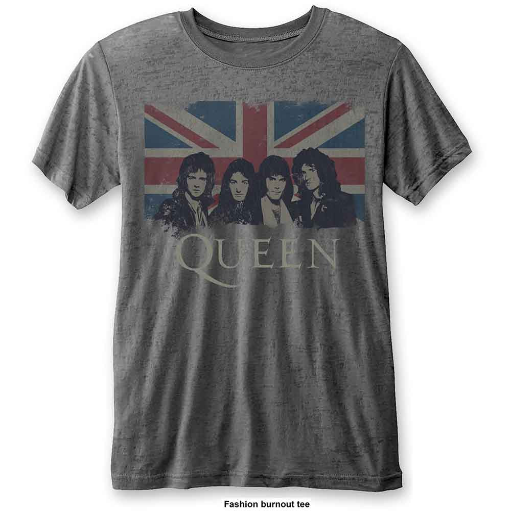 Queen Vintage Union Jack Grey