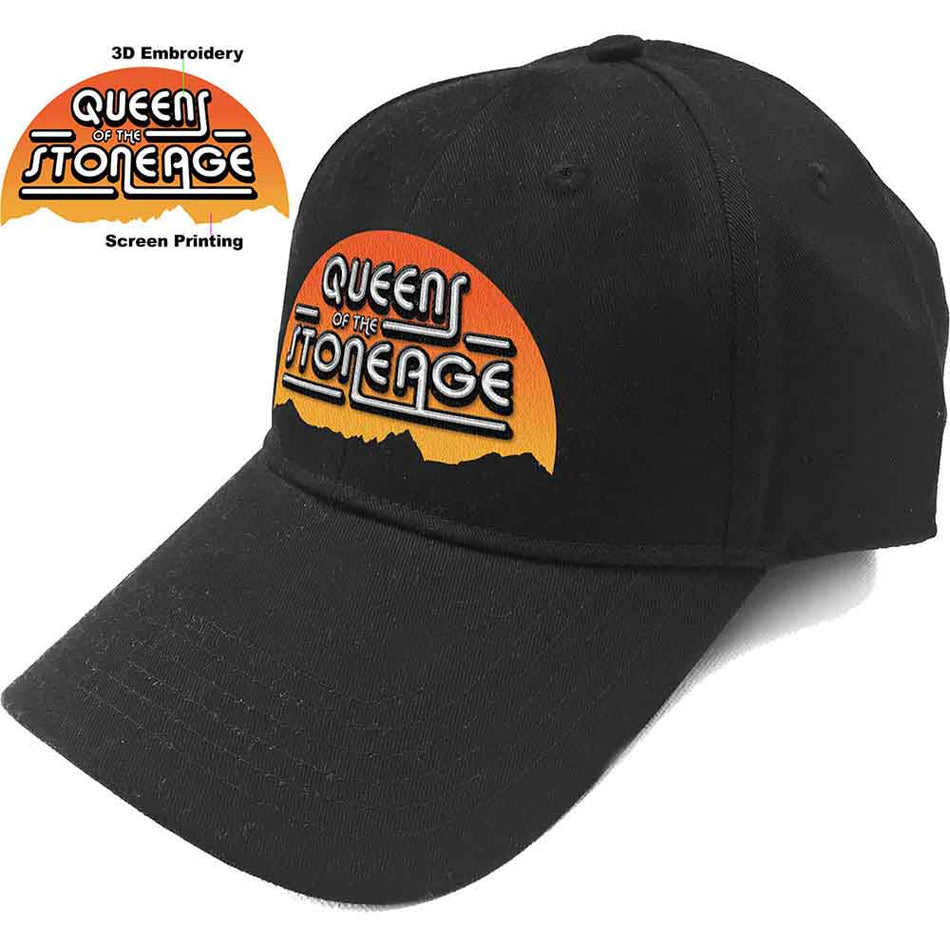Queens Of The Stone Age Sunrise Logo Black
