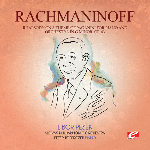 Rachmaninoff Rhapsody on Theme Paganini Piano & Orch G Min - CD Album