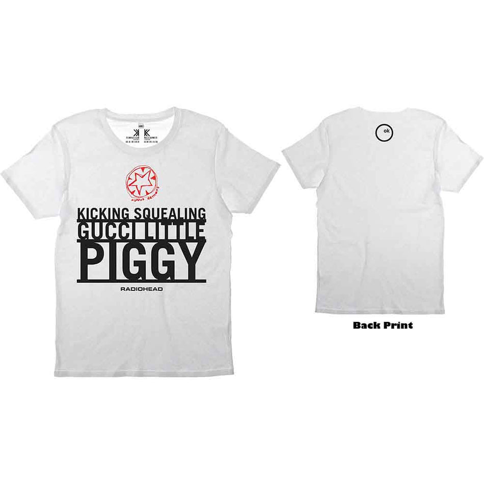 Radiohead Gucci Piggy White