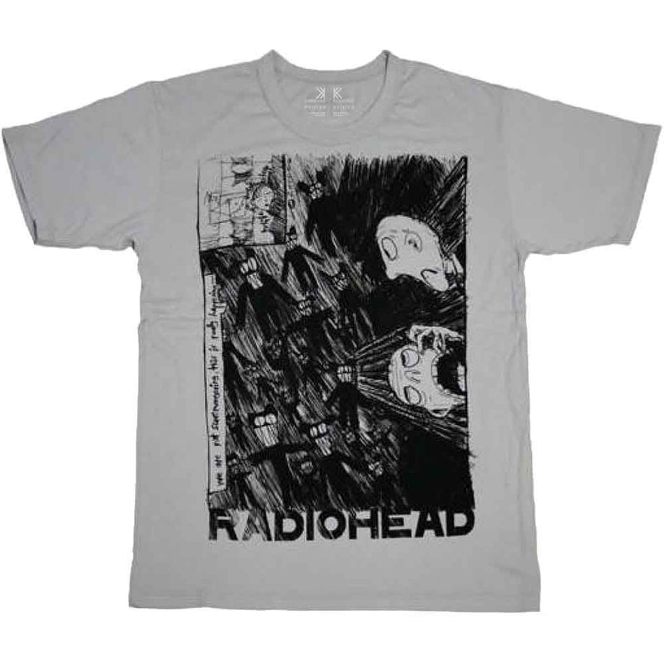 Radiohead Scribble Grey