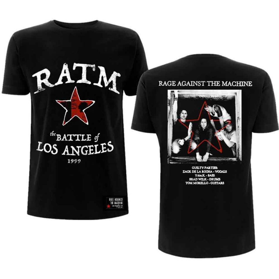 Rage Against The Machine Battle Star Black